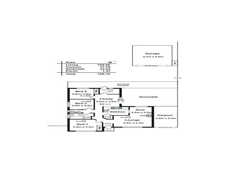 2 Mullen Court, Paralowie SA 5108 Floorplan