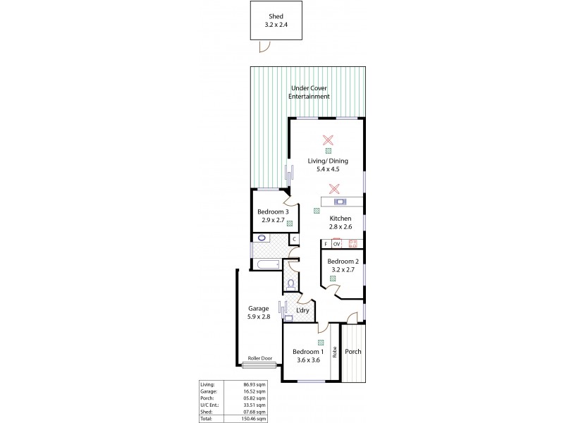 15 Crown Crescent, Paralowie SA 5108 Floorplan