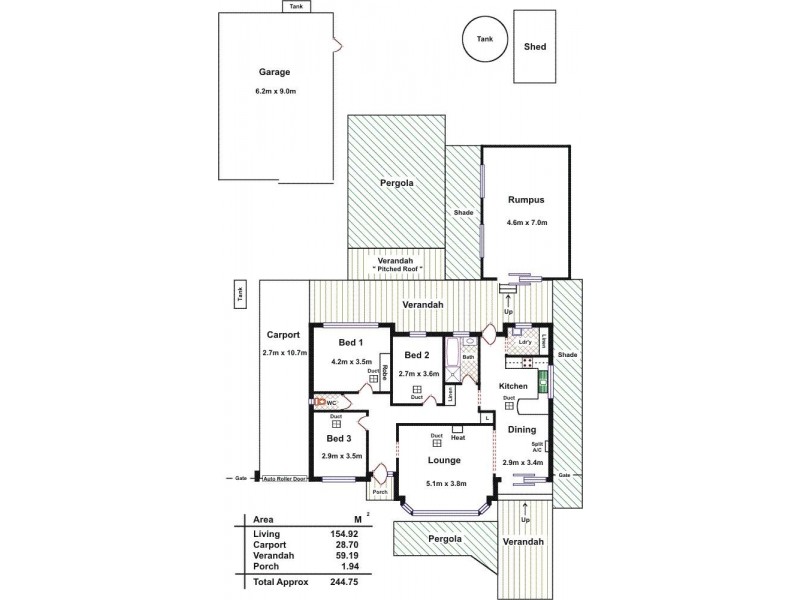 72 Goodall Crescent, Salisbury SA 5108 Floorplan
