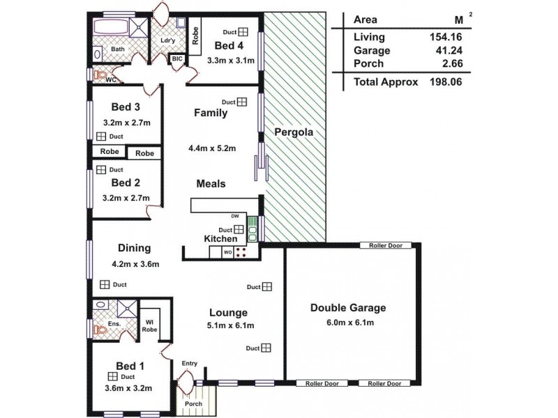13 Lafitte Way, Andrews Farm SA 5114 Floorplan