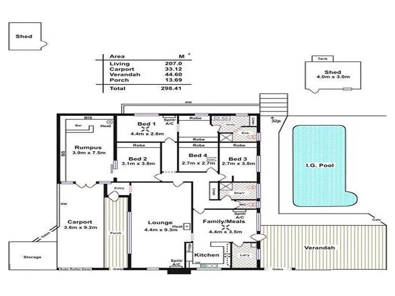 9 Catterall Avenue, Salisbury Heights SA 5109 Floorplan