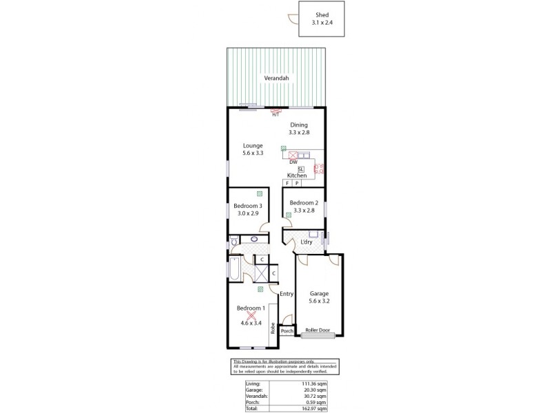1/180 Salisbury Highway, Salisbury SA 5108 Floorplan
