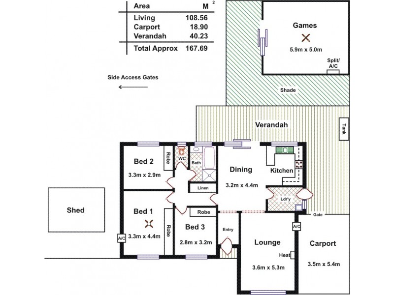 1 Commodore Parade, Andrews Farm SA 5114 Floorplan