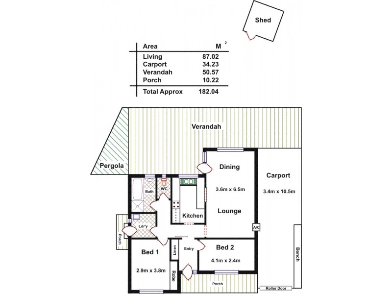 10 Verbena Drive, Parafield Gardens SA 5107 Floorplan