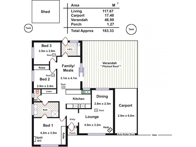 3 Blaess Drive, Paralowie SA 5108 Floorplan