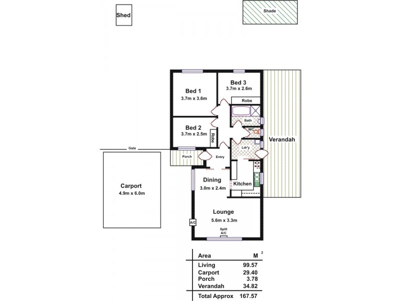 34 Mary Leonard Drive, Ingle Farm SA 5098 Floorplan