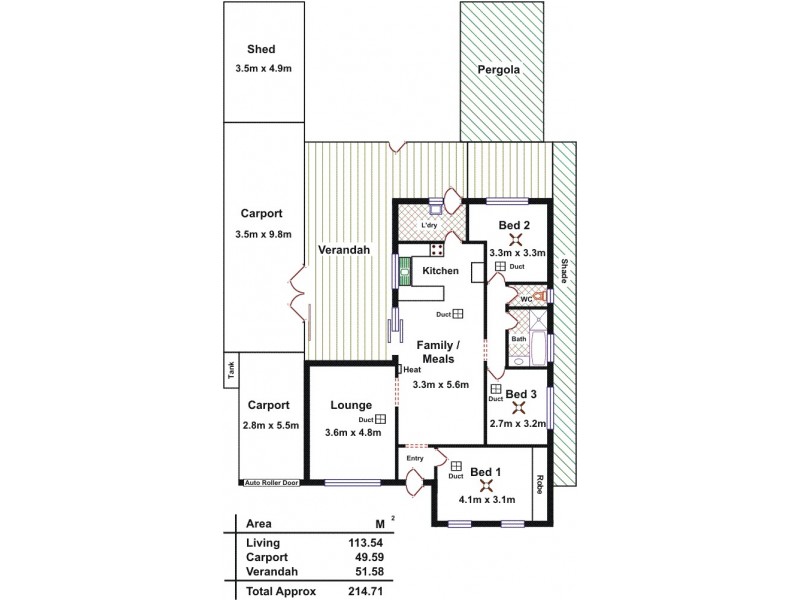 3 Bartlett Avenue, Paralowie SA 5108 Floorplan