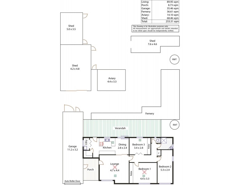 18 Underdown Road, Elizabeth South SA 5112 Floorplan