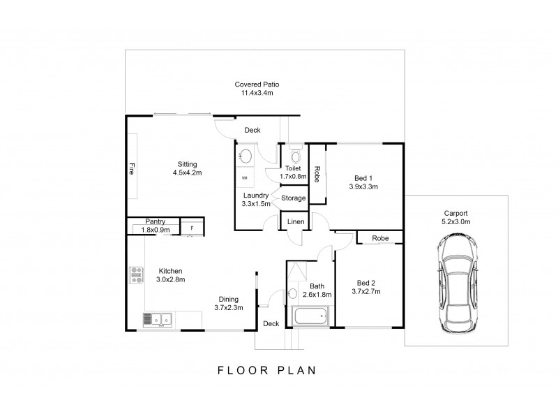 1/5 Gibbs St, Foster VIC 3960 Floorplan