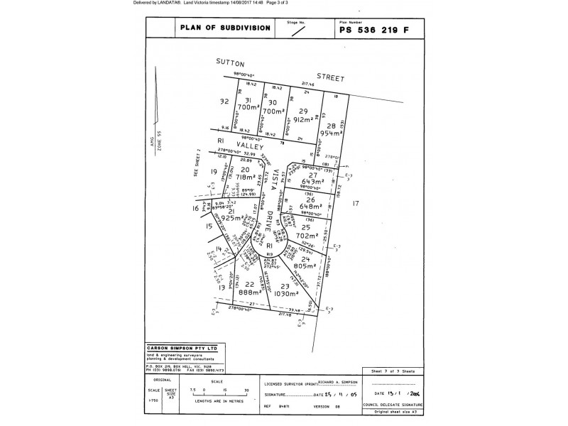 Sutton Heights Estate, Warragul VIC 3820