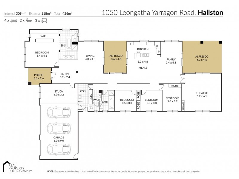 1050 Leongatha-Yarragon Road, Hallston VIC 3953 Floorplan