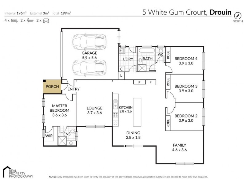 5 WHITE GUM COURT, Drouin VIC 3818 Floorplan