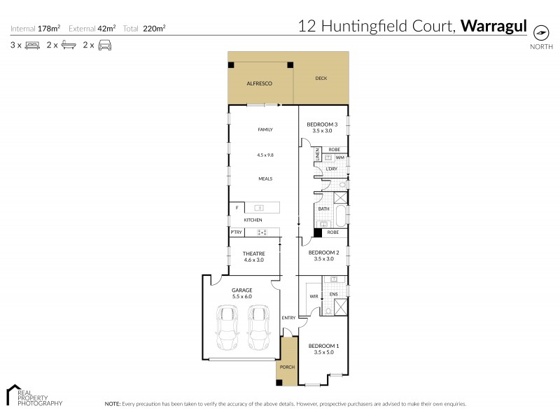 12 Huntingfield Court, Warragul VIC 3820 Floorplan