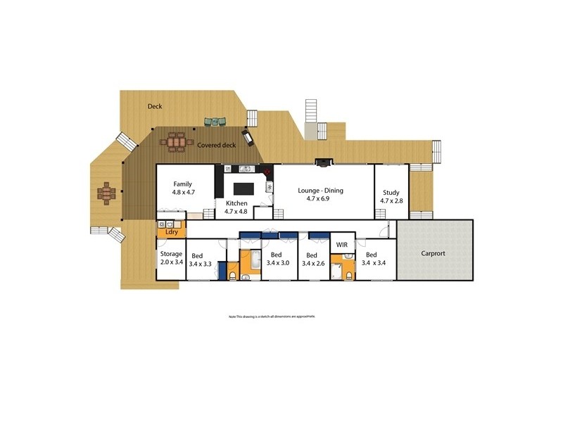 773 Ameys Track, Foster VIC 3960 Floorplan