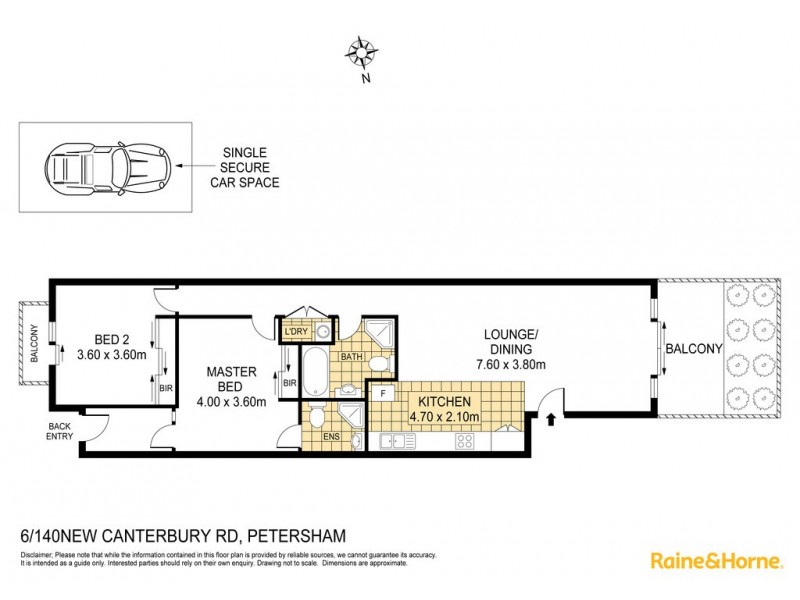 6/140-152 New Canterbury Road, Petersham NSW 2049 Floorplan