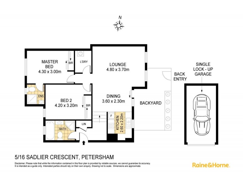 5/16 Sadlier Crescent, Petersham NSW 2049 Floorplan