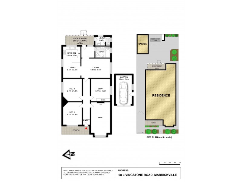 98 Livingstone Road, Marrickville NSW 2204 Floorplan