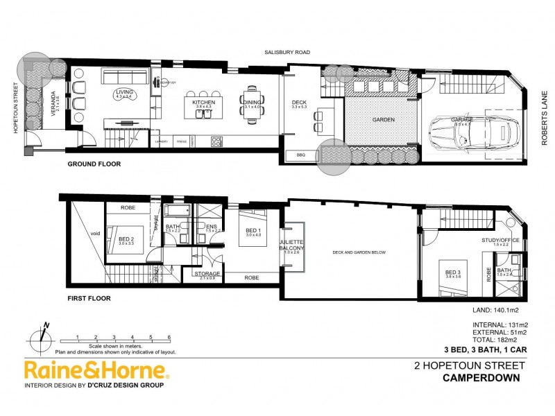 Lot 1, 2 and 3 of 2 – 4 Hopetoun Street, Camperdown NSW 2050
