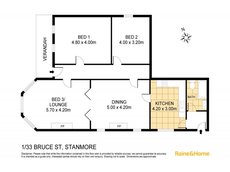 1/33 Bruce Street, Stanmore NSW 2048 Floorplan