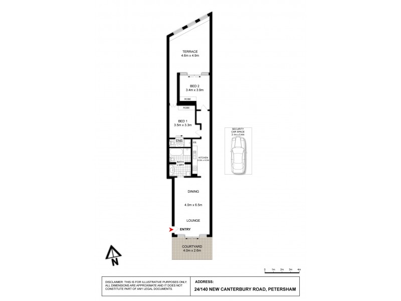 24/140-152 New Canterbury Road, Petersham NSW 2049 Floorplan