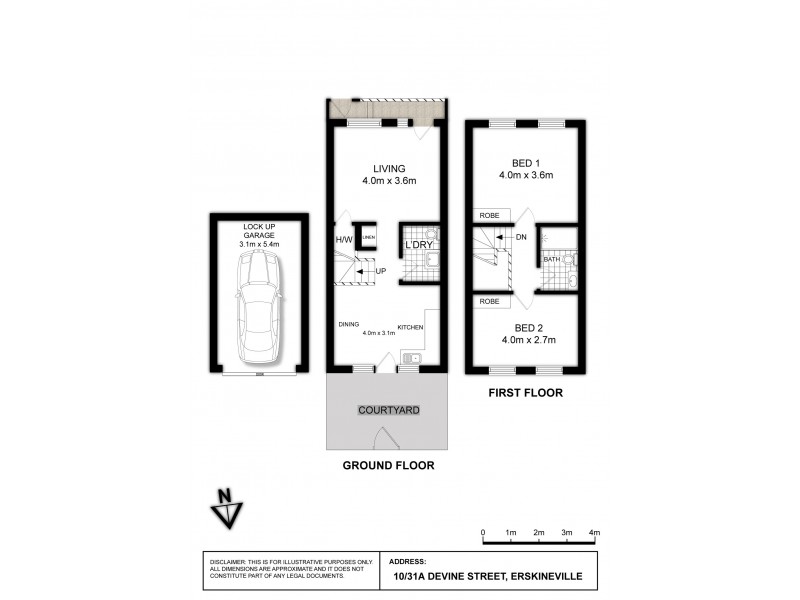 10/31A Devine Street (entry via Bray Street), Erskineville NSW 2043 Floorplan