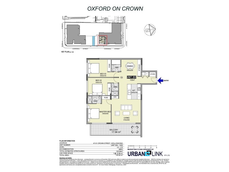 901/30 Burelli Street, Wollongong NSW 2500 Floorplan