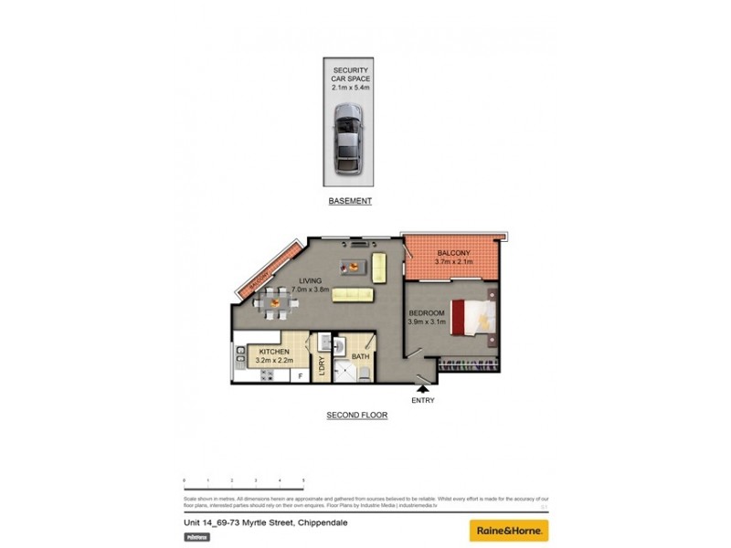 14/69-73 Myrtle Street, Chippendale NSW 2008 Floorplan