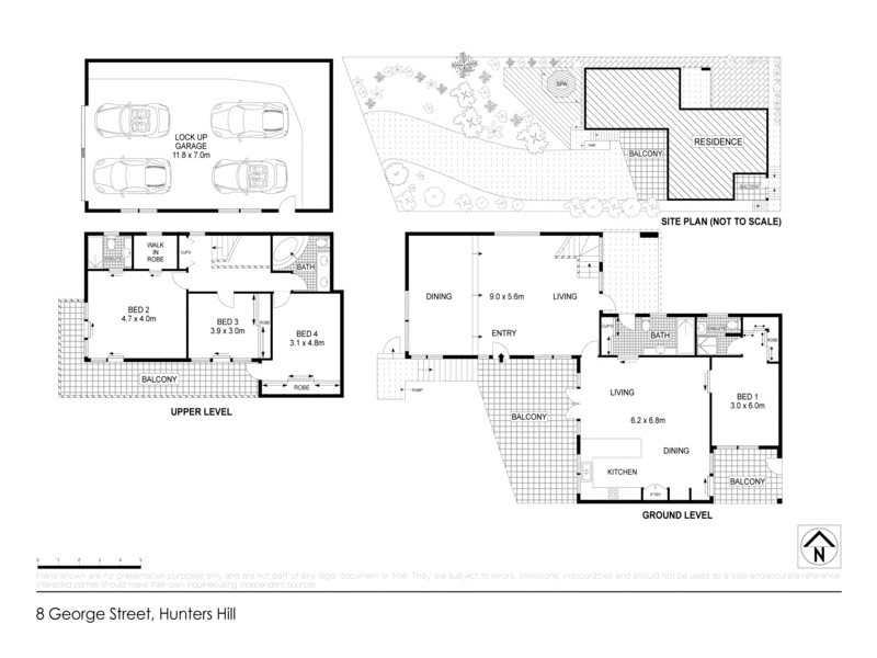 8 George Street, Hunters Hill NSW 2110 Floorplan
