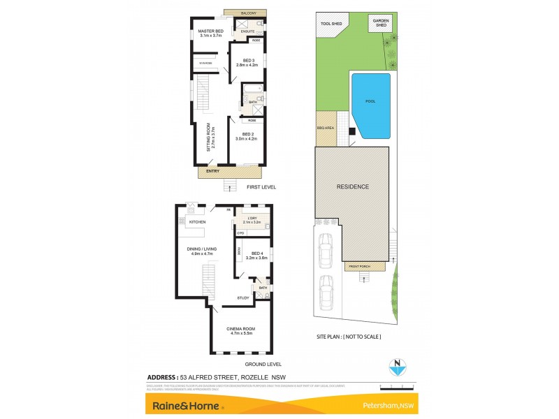 53 Alfred Street, Rozelle NSW 2039 Floorplan