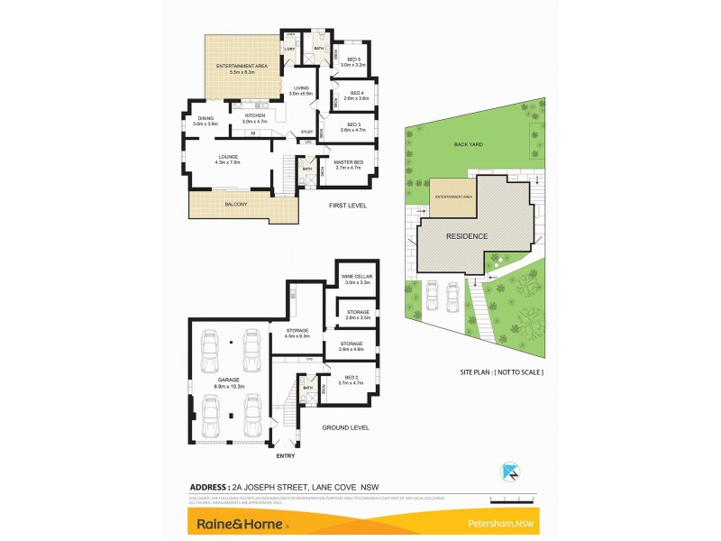 2A Joseph Street, Lane Cove NSW 2066 Floorplan
