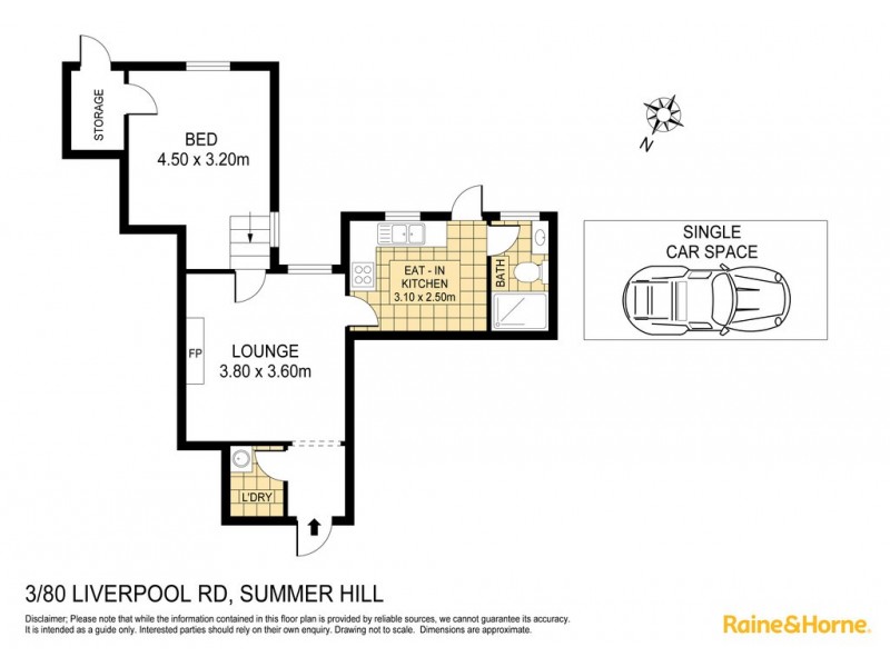 3/80 Liverpool Road, Summer Hill NSW 2130 Floorplan