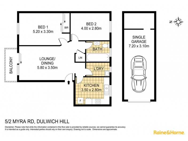 5/2 Myra Road, Dulwich Hill NSW 2203 Floorplan