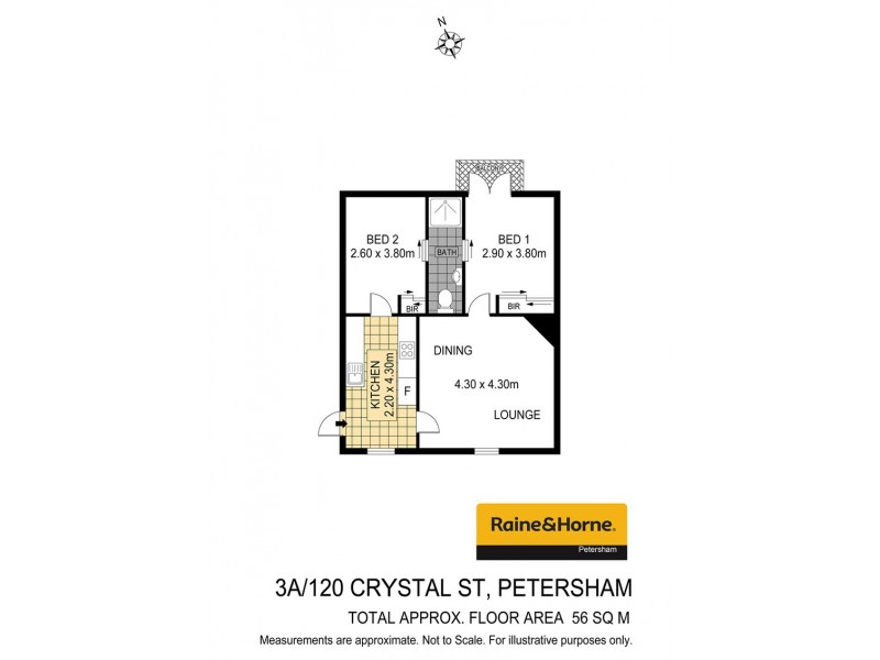 3A/120 Crystal Street, Petersham NSW 2049 Floorplan