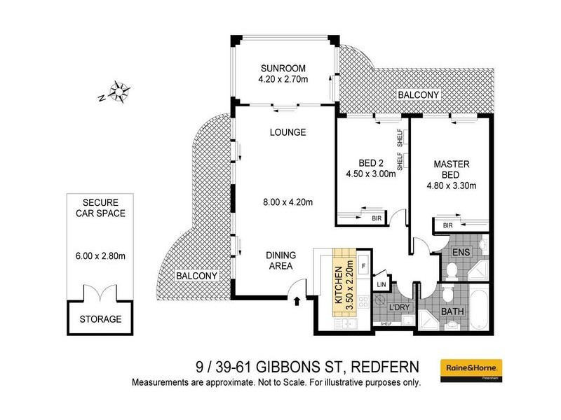 9/39-61 Gibbons Street, Redfern NSW 2016 Floorplan