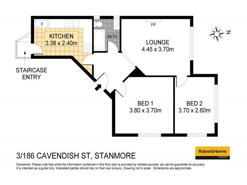 3/186 Cavendish Street, Stanmore NSW 2048 Floorplan