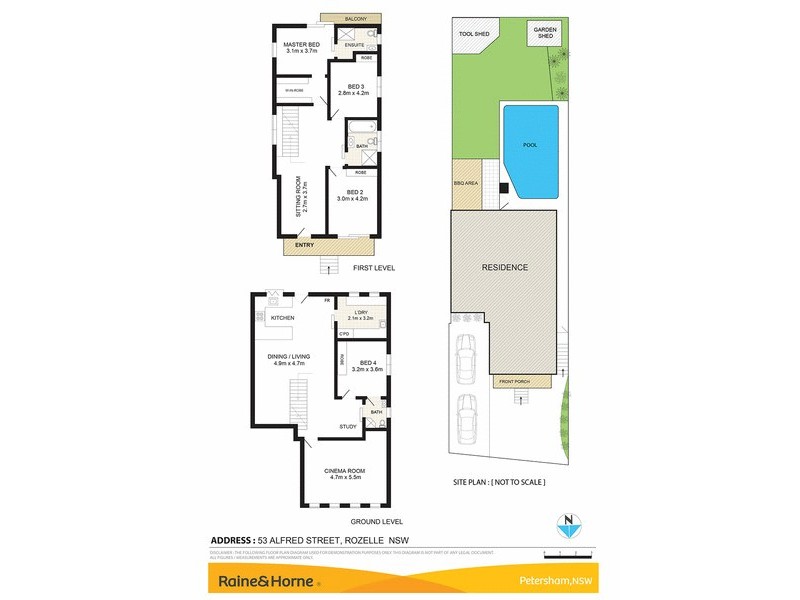 53 Alfred Street, Rozelle NSW 2039 Floorplan