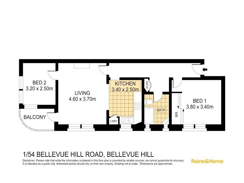 1/54 Bellevue Hill Road, Bellevue Hill NSW 2023 Floorplan