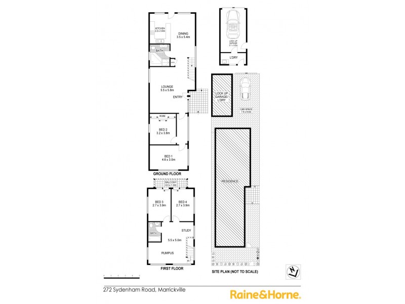 272 Sydenham Road, Marrickville NSW 2204 Floorplan