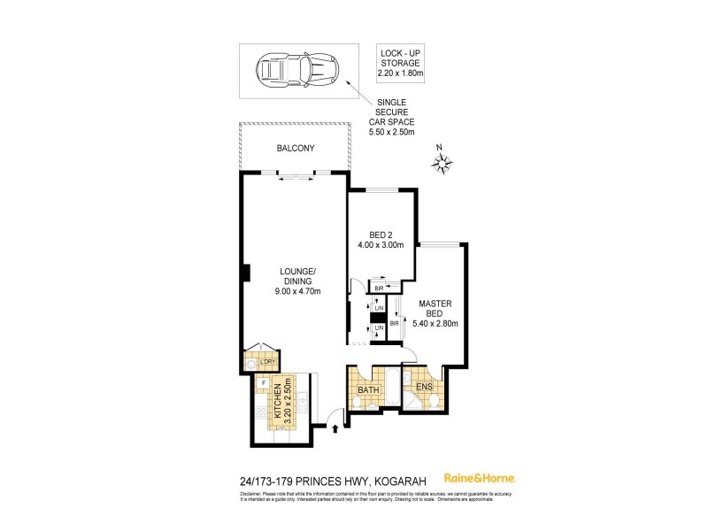 24/173-179 Princes Highway, Kogarah NSW 2217 Floorplan