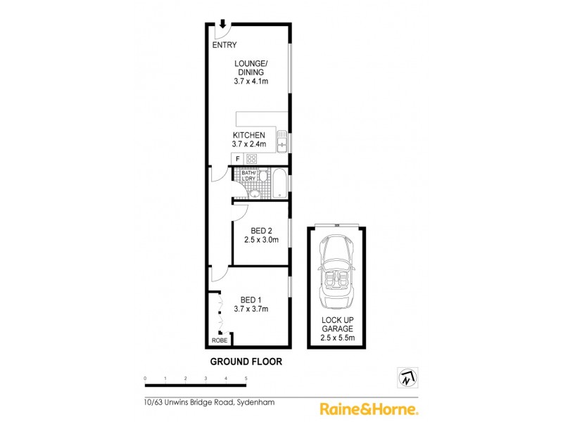 10/63 Unwins Bridge Road, Sydenham NSW 2044 Floorplan