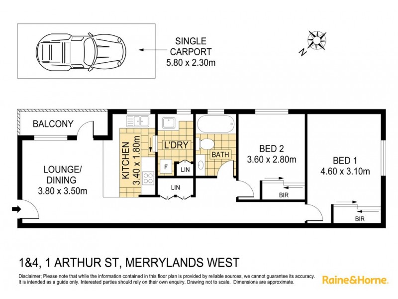 1/1 Arthur Street, Merrylands West NSW 2160