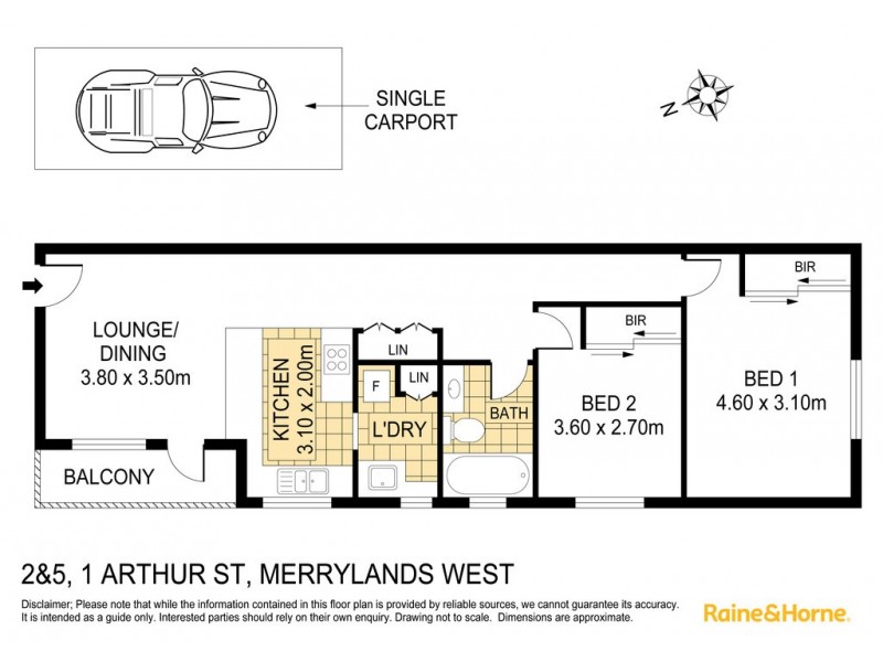 1/1 Arthur Street, Merrylands West NSW 2160