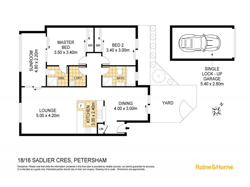 18/16 Sadlier Crescent, Petersham NSW 2049 Floorplan