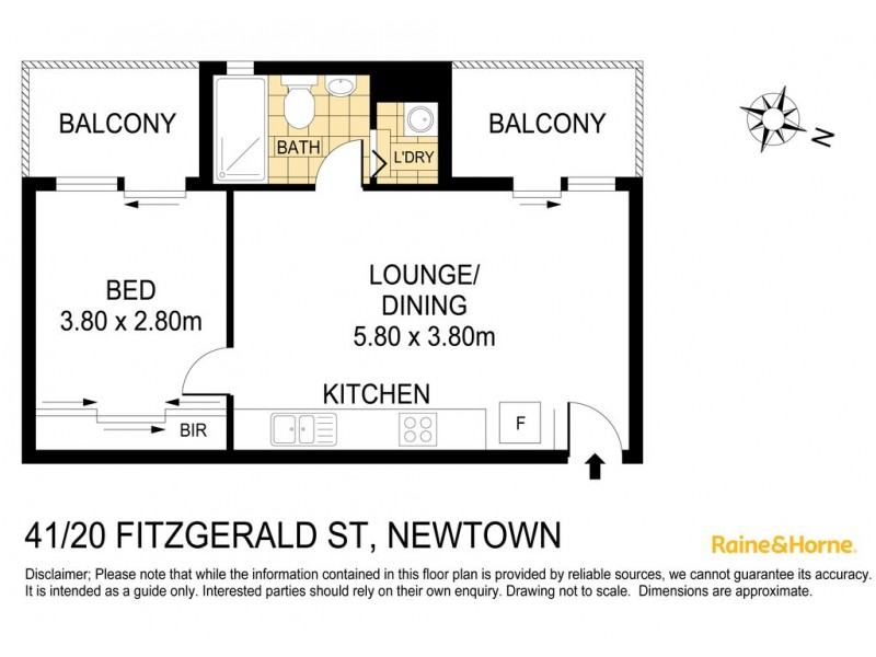 41/20 Fitzgerald Street, Newtown NSW 2042 Floorplan