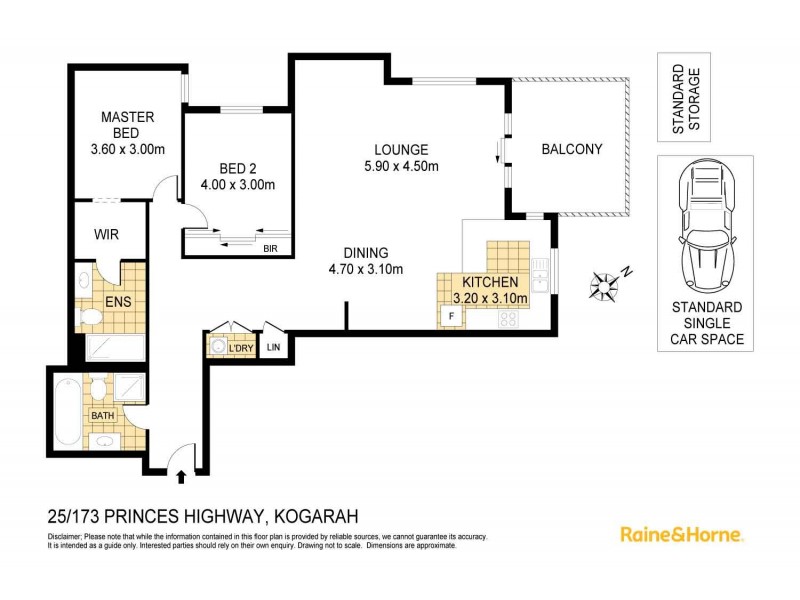 25/173-179 Princes Highway, Kogarah NSW 2217 Floorplan