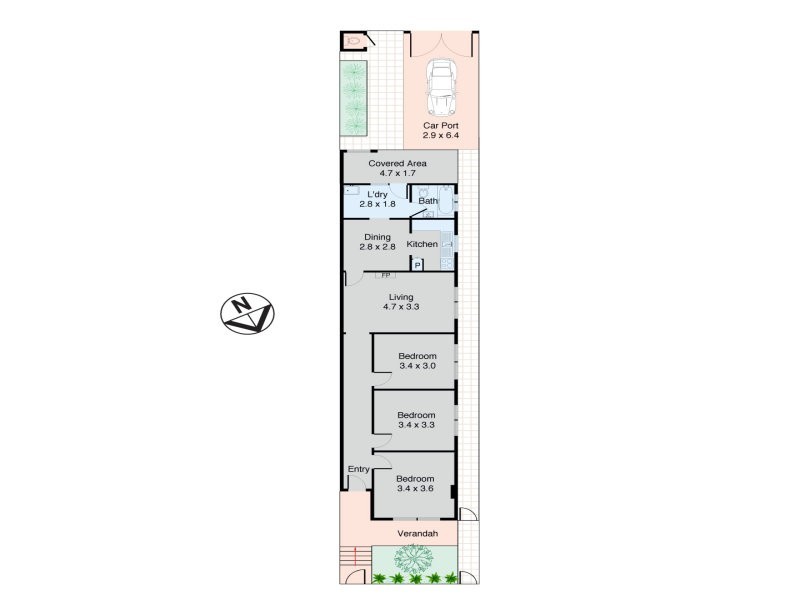 6 Fernbank Street, Marrickville NSW 2204 Floorplan