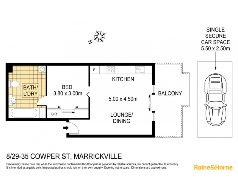 8/29-35 Cowper Street, Marrickville NSW 2204 Floorplan