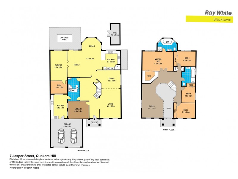 7 Jasper Street, Quakers Hill NSW 2763 Floorplan