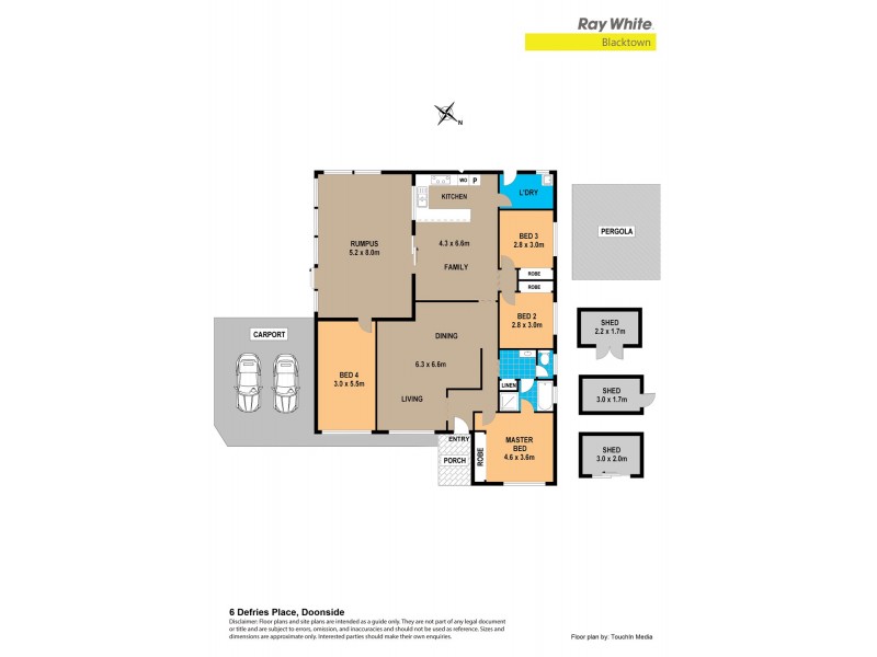 6 Defries Place, Doonside NSW 2767 Floorplan