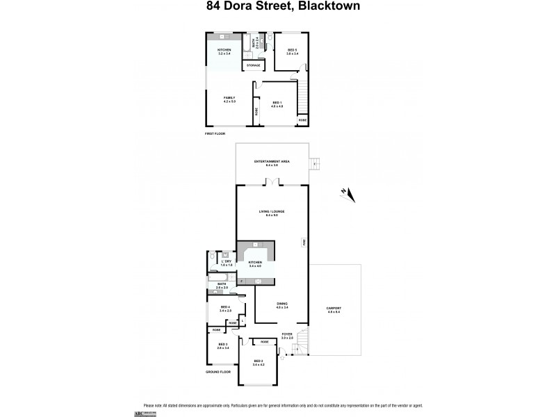 84 Dora Street, Blacktown NSW 2148 Floorplan